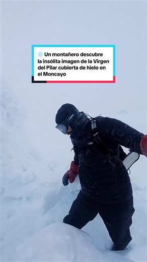 Descubre la Virgen del Pilar cubierta de hielo en Moncayo