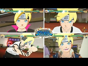Naruto x Boruto: Ultimate Ninja Storm Connections - All Boruto Transformations & Ultimate Jutsus