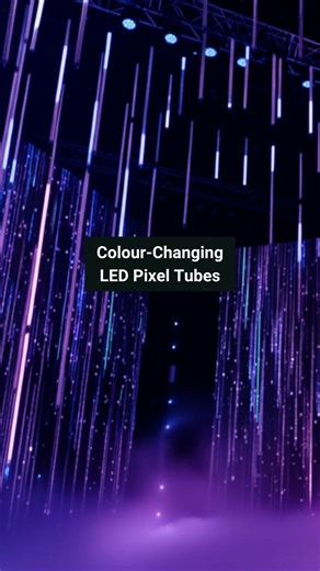 ULTRA LEDS on Instagram: "Colour-changing LED tube lighting 💡 Chronos by Tagra is a 360° RGB pixel tube system used across stages, events and immersive installations where controlled colour, sequencing and motion are required. Key features: • 360° diffused RGB output • Pixel-addressable control using UCS1903 • Solder-free connectors for faster, repeatable installs • Standard lengths from 0.5 m to 2 m • Suspension mounting for vertical, overhead or grid layouts • 24V operation with robust cablin