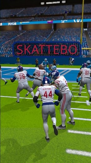 SKATTEBO FIRST TOUCHDOWN! #nfl #football #footballsimulator