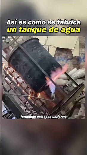 Así se fabrica un tanque de agua artesanalmente