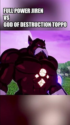 FULL POWER JIREN vs GOD OF DESTRUCTION TOPPO INTERACTION In Dragon Ball: Sparking! Zero
