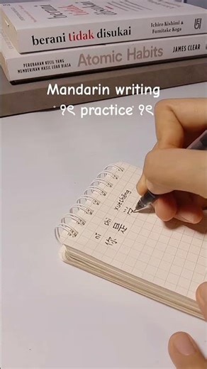 Mandarin writing practice ✨