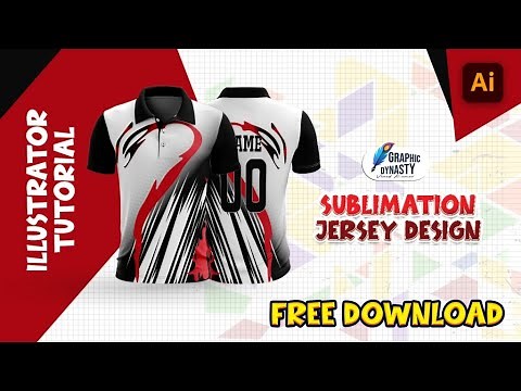 Sublimation Jersey Design | Adobe Illustrator | Tutorial | Sublimation Printing
