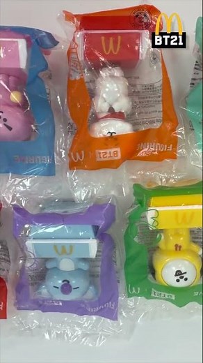 BT21 McDonald’s 🔥 Full Set Unboxed — Collector’s Dream!