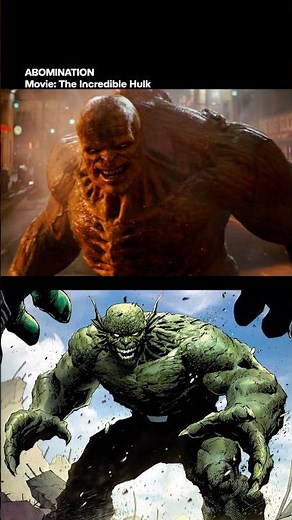 The Incredible Hulk - Comic vs. movie