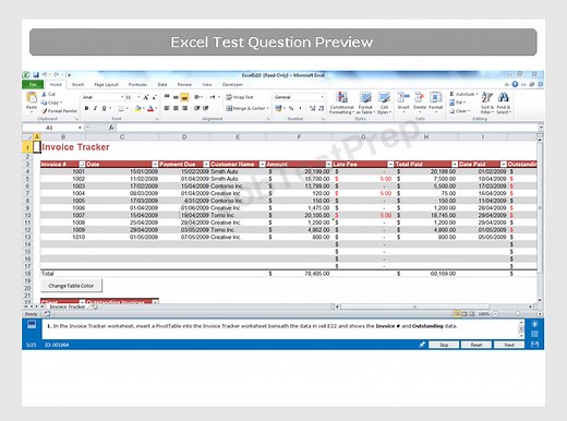 Excel Assessment Test - Practice Questions to Test Your Excel Proficiency