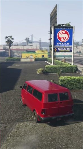 GTA 5 ENHANCED - random RED VAN