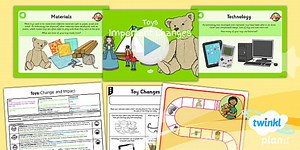 History: Toys: Important Changes KS1 Lesson Pack 5