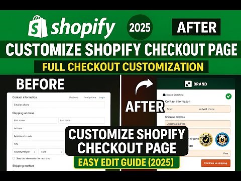 How to Customize & Edit Shopify Checkout Page | Full Checkout Setup Guide (2025) #shopify #razorpay