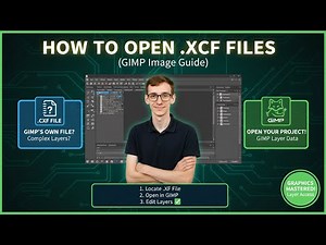 How to Open XCF Files (GIMP)