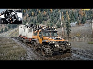 Pulling Generators & Craft With YAR 87 SCOUT | SnowRunner | Logitech G29 Gameplay