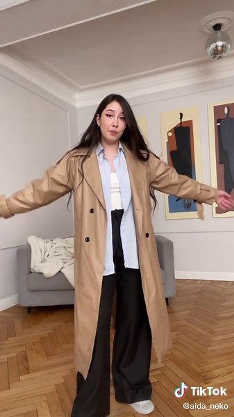 Stylish Outfit Transformations in Modern Living Room