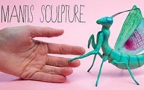 【油管】【迷你微缩】【粘土教程】【Stephanie Kilgast大触】制作螳螂/动物教程