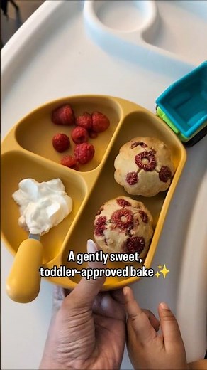 Raspberry Oat Muffins for Toddlers | Soft & Healthy (Oven + Instant Pot)