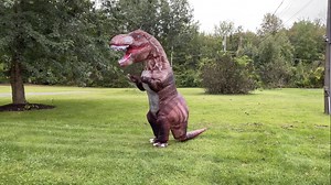 Watch Inflatable Adult T-Rex Dinosaur Costume on Amazon Live
