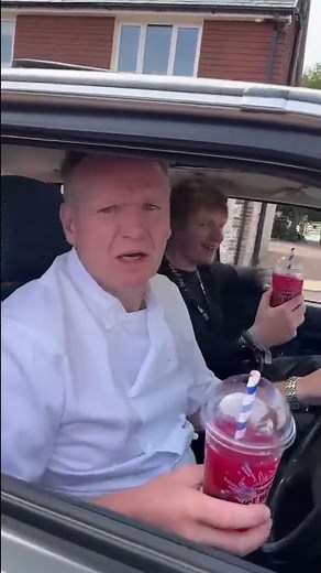 Cristiano Ronaldo , Ed Sheeran , Gordon Ramsay and Simon Cowell 🤣🤣🤣