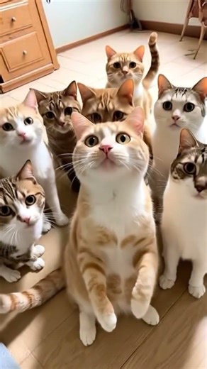 Cat dance with gang 🔥#viral #cat