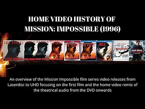 Home Video History of Mission Impossible (1996)
