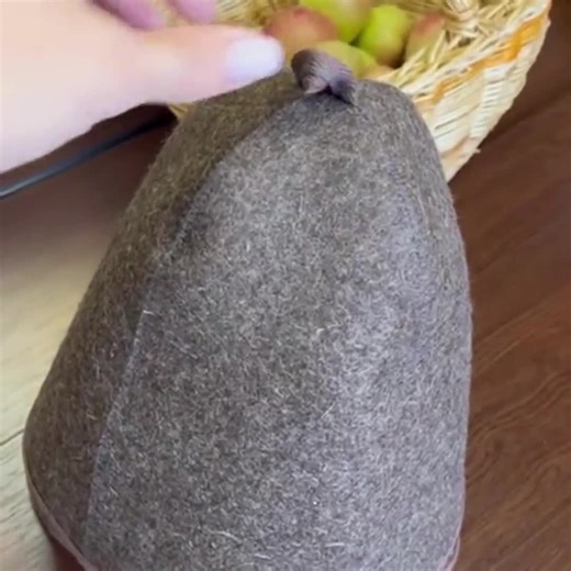 Felted Wool Sauna Hat, Finnish Design, Heat Protection - Etsy