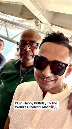 Dj Venny on Instagram: "Happy Birthday to the man who has always been my strength, my guide, and my biggest supporter. Your love, wisdom, and quiet sacrifices mean more to me than I can ever put into words. I’m so grateful for you today and every day. Love you always from Stephanie and I 💙🎂 #trinitiktokers🇹🇹🆙️🔥 #happybirthday #fatherson #relationship #fypage✨"