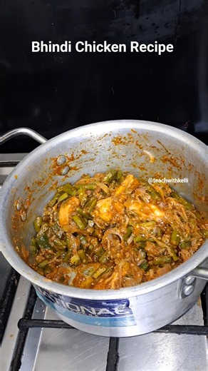 Bhindi Chicken Recipe | Bhindi Recipe | #quickrecipe #trending #recipe