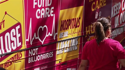Nurses rally in Alameda to protest federal health care cuts