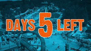 5 Days Left!! 🌊🤩🌊 June 14th is coming fast! ⏰ #WaterSafariResort https://WaterSafari.com/waterpark/park-hours | Enchanted Forest Water Safari