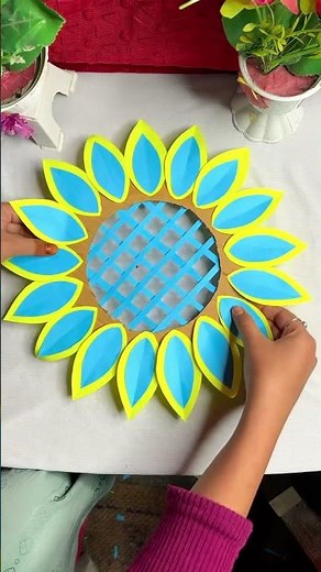 DIY Paper Flower Wall Decor 🌺 | Quick & Easy Craft#osmcraft#osmcraft