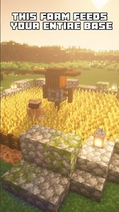 How to build a PERFECT Wheat Farm in Minecraft🌾 #minecraft #survival
