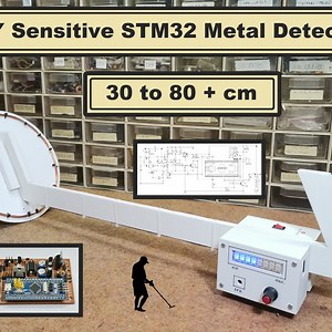 DIY Sensitive STM32 Pulse Indiction Metal Detector