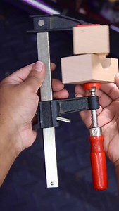 Clamping cauls with open cavity allowing for glue squeeze out without sticking to your workpiece. You don’t have to fixate to a clamp but if you have a few clamps to spare, it will ensure you have cauls that won’t runaway from you in a pinch. #woodworking #asmr #asmrvideo #satisfying | Woodcraftbysuman