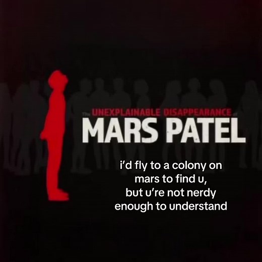 GUYS TRUST ME PLS LISTEN OR READ “The Unexplainable Disappearance of Mars Patel” IT’S SO TUFF I PROMISEEEE !! 😛😛 bruh i LOOVEEEEE gzm shows yall DON’T UNDERSTANDDDD 💔 MARS PATEL FANS WYAAA I NEED TUDOMP MOOTSSS 🤗🤗 . . . tags :: #CapCut #marspatelpodcast #gzmshows #theunexplainabledissapearanceofmarspatel #fyp . . . . . mentions :: @Gen-Z Media @𝙩𝙪𝙢𝙣𝙣ᥫ᭡. @Trinití Mychelle @Nathan Felipe @.sunyiiii (yoonchip’s ver💗🐚) @chris @ᖭ༏ᖫ 퀴니 비니