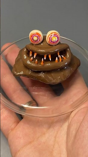 I made Fudge Monster from TADC 2 #amazingdigitalcircus #sculpting #plasticine