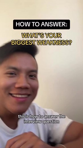 Nail the biggest weakness question ✅ #career #interview #questions #hiring #newjob | Workhap