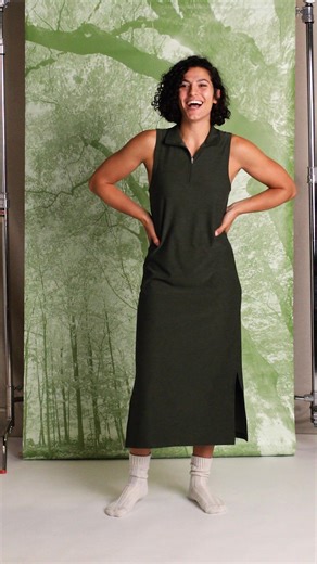 1K views | Hidden pocket? Check. Slits for striding? Check. Year-round style? Double check. Grab the Tica Midi Dress only at T9. | Title Nine | Facebook