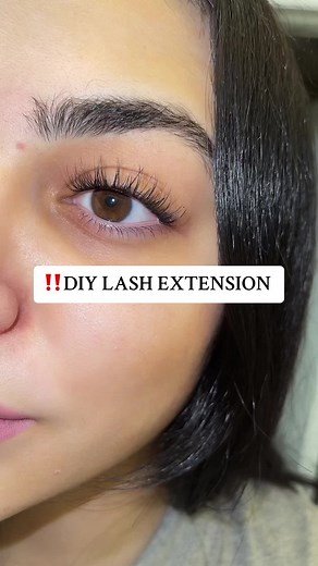 Seriously PERFECT for beginners.. I ONLY used 4 clusters for this look!! #lashextensions #lashes #eyelashes #diy #veyeslashes #beauty #makeup #eyelashes #lashmap