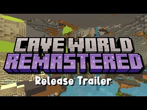 Cave World Remastered Release Trailer | Minecraft Java Mod/Data Pack