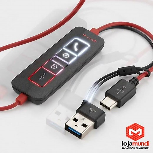 Plantronics Blackwire C3210: Mono USB-C Headset for UC | LojaMundi