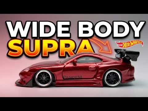 Widebody Toyota Supra Custom | Full JDM Build | Hot Wheels Diecast Transformation