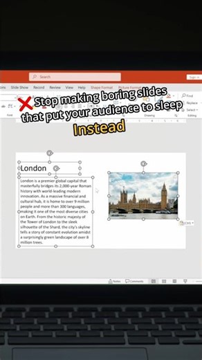 POWERPOINT CINEMATIC TEXT EFFECT 🎞️🔥 #shorts #powerpoint