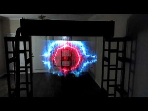 Fog Projection Screen Laser Light Show - Floating Neon