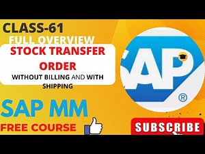 SAP MM-SD INTEGRATION|| INTRA STO process full explanation WITH CONFIGURATION|| CLASS-61||#sapmm