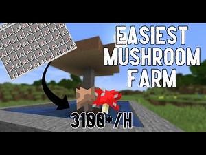 Minecraft Easy and Fast Mushroom Farm 1.17 - BEST WAY TO FARM MUSHROOMS