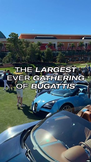 Lots of bugs. This year at the Las Vegas Concours, Bugatti held a very special celebration; 20 years of the Veyron. In turn, sixty-six Bugattis, including over forty Veyrons, gathered on the lawn of the Wynn resort to celebrate one of the most influential cars of all time. On any other day it would be pretty tough to show up a collection of over thirty Paganis, but we think this might be the only way it can be done. | Hagerty