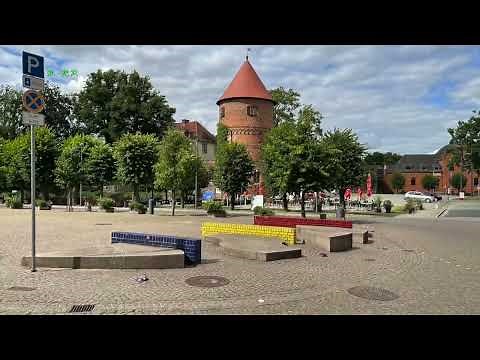 Lübz, eine Kleinstadt im Landkreis Ludwigslust-Parchim in Mecklenburg-Vorpommern