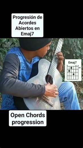 Progresión Armónica Fácil en Emaj7 #guitarra #guitar #clasesdeguitarra