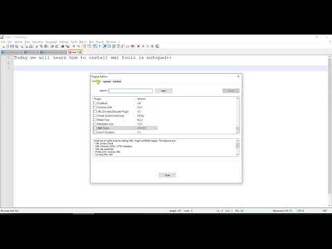How to install XML tools in Notepad++