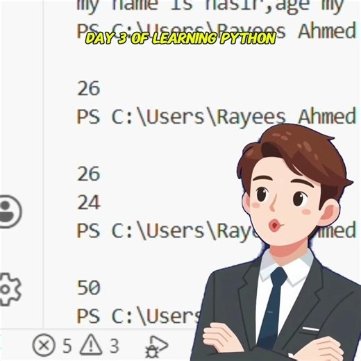 How to print digits in python #learnpython #coding #bca #btech #mca #computerscience