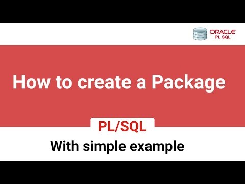 PLSQL Package specification & Body with simple example.